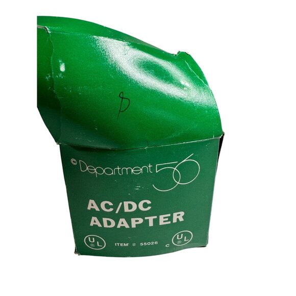 Department 56 AC/DC Adapter With Box Department 56 UL 55026 Untested - Picture 3 of 5